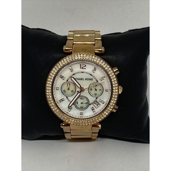 Michael Kors Parker MK5491 Women Stainless Steel Analog Dial Quartz Watch JK326 - Picture 1 of 12